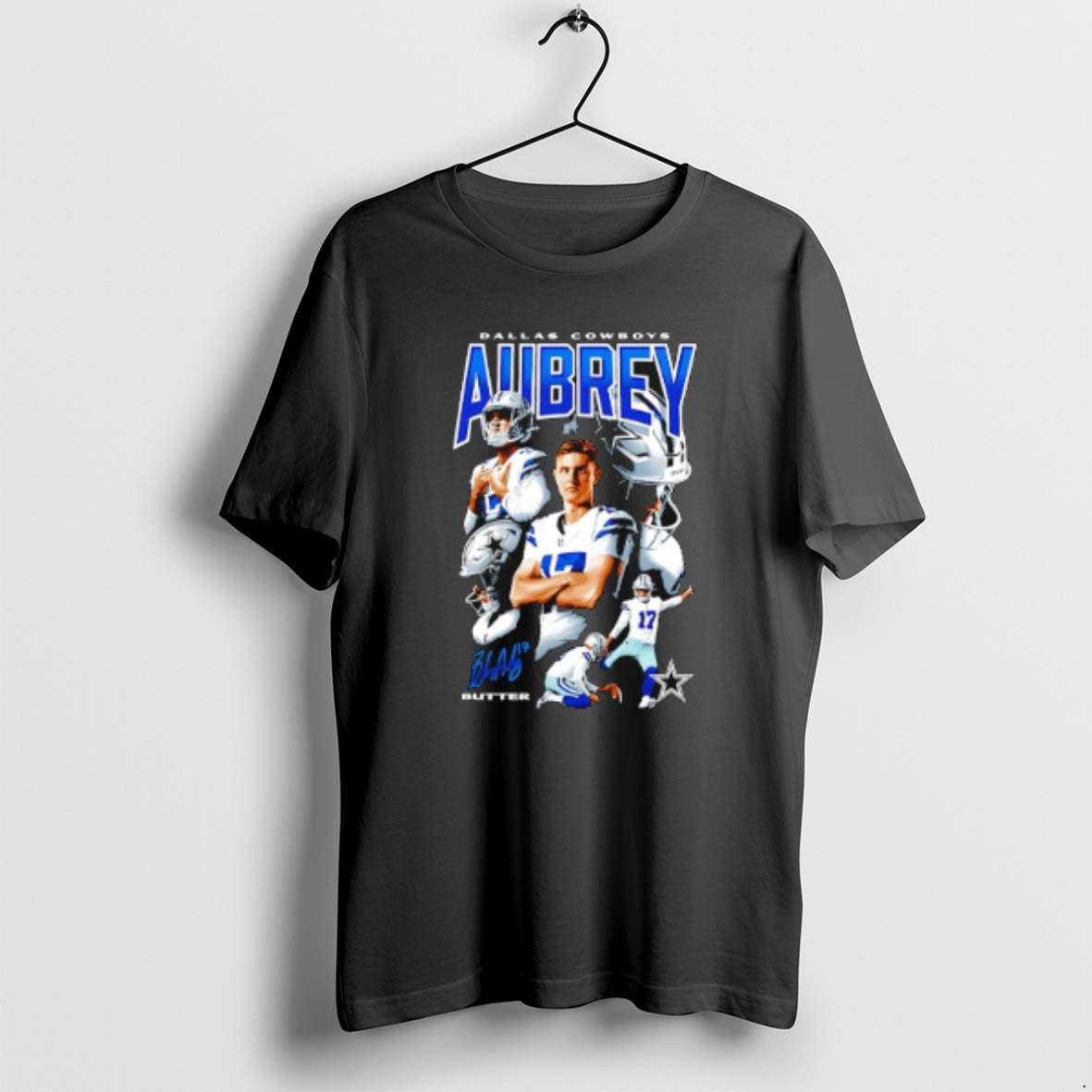 Official Dallas Cowboys Brandon Aubrey Butter Player Collage