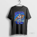 Official Dallas Cowboys Skeleton Player 1 Running With Cowboys On Fire Horses Under Lightning