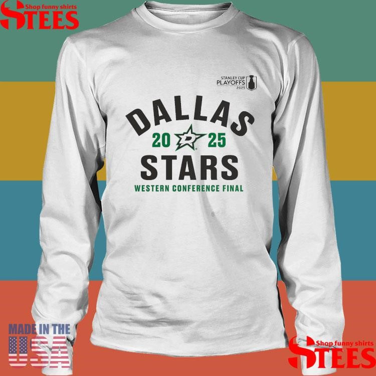 Dallas Stars 2025 Stanley Cup Playoffs Western Conference Final Contender Shirts