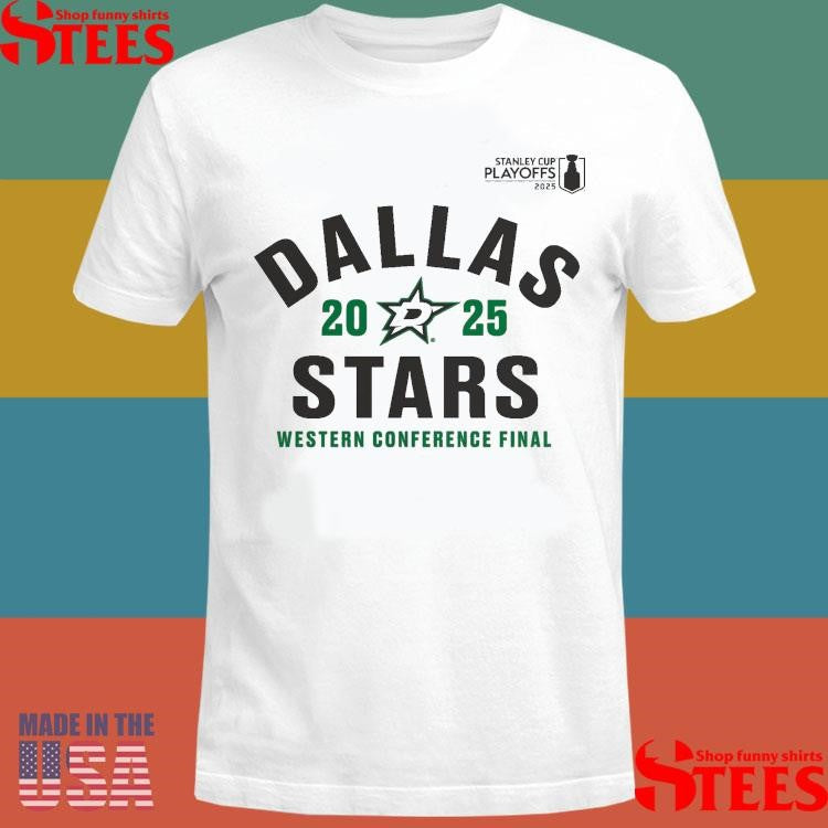 Dallas Stars 2025 Stanley Cup Playoffs Western Conference Final Contender Shirts