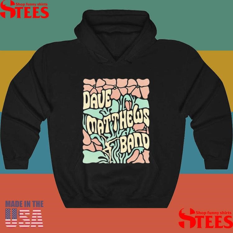 Dave Matthews Band Florals Grey T-shirt