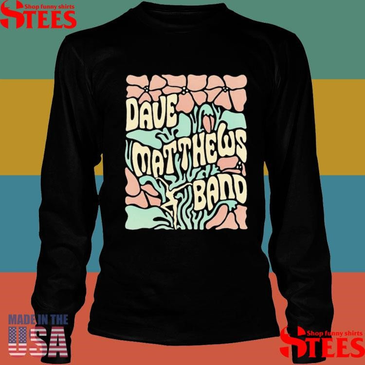 Dave Matthews Band Florals Grey T-shirt