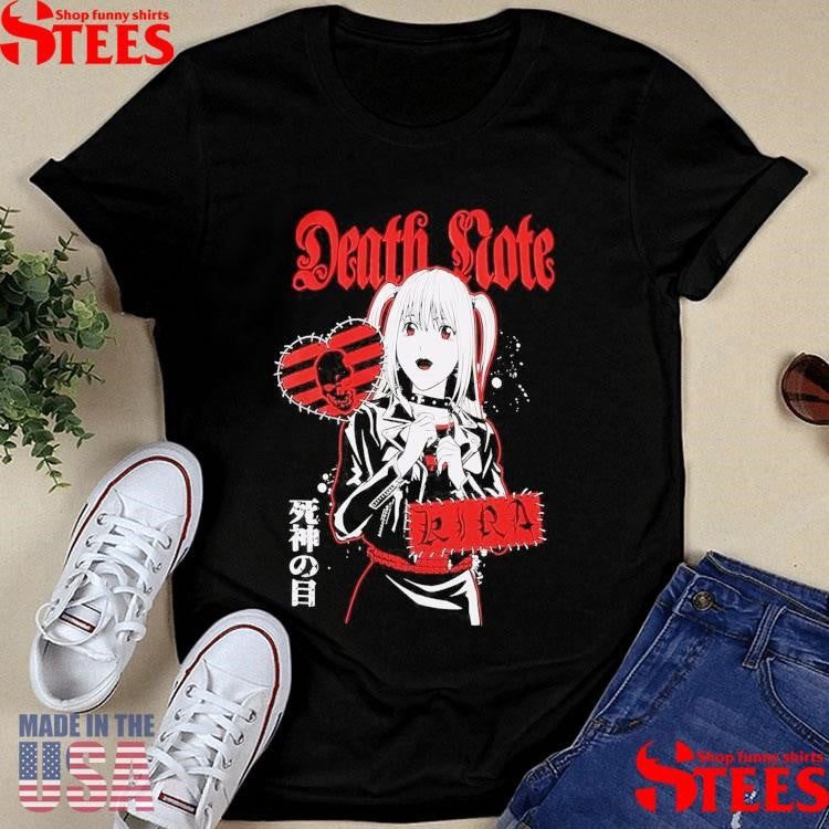 Death Note Misa Goth Icons T-shirt
