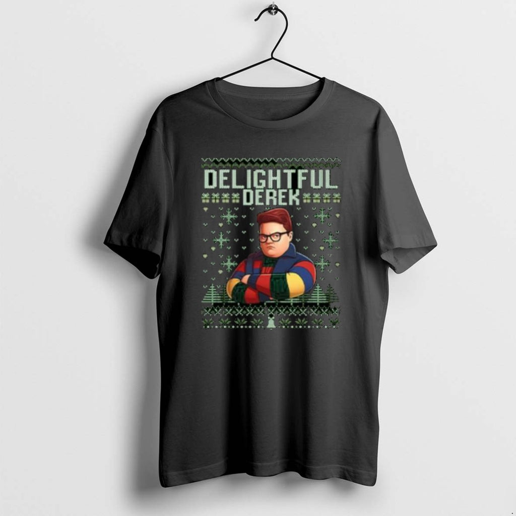 Official Delightful Derek Christmas Circle Black