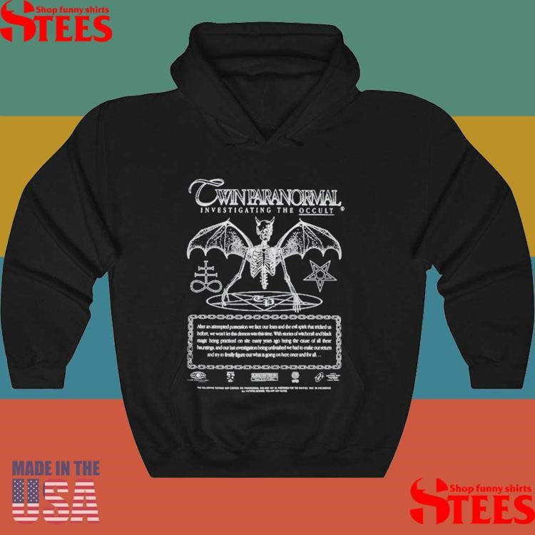 Demonic Evidence Twin Paranormal T-shirt