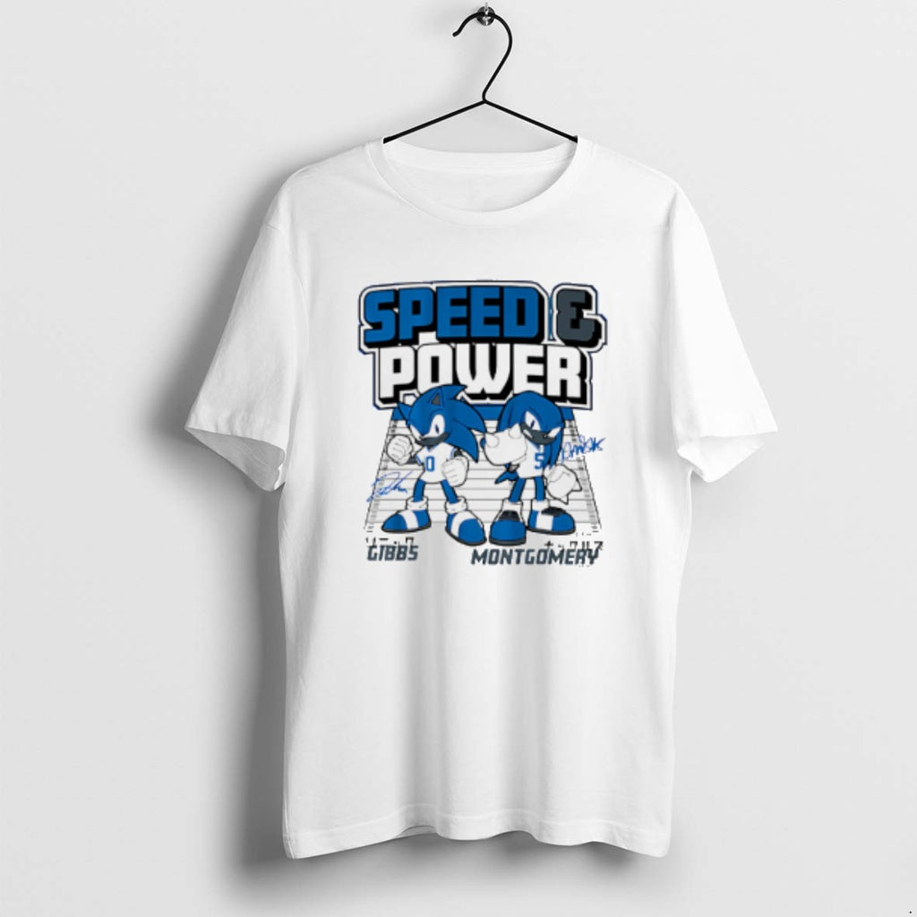 Official Detroit Lions Jahmyr Gibbs And David Montgomery Sega And Knuckles