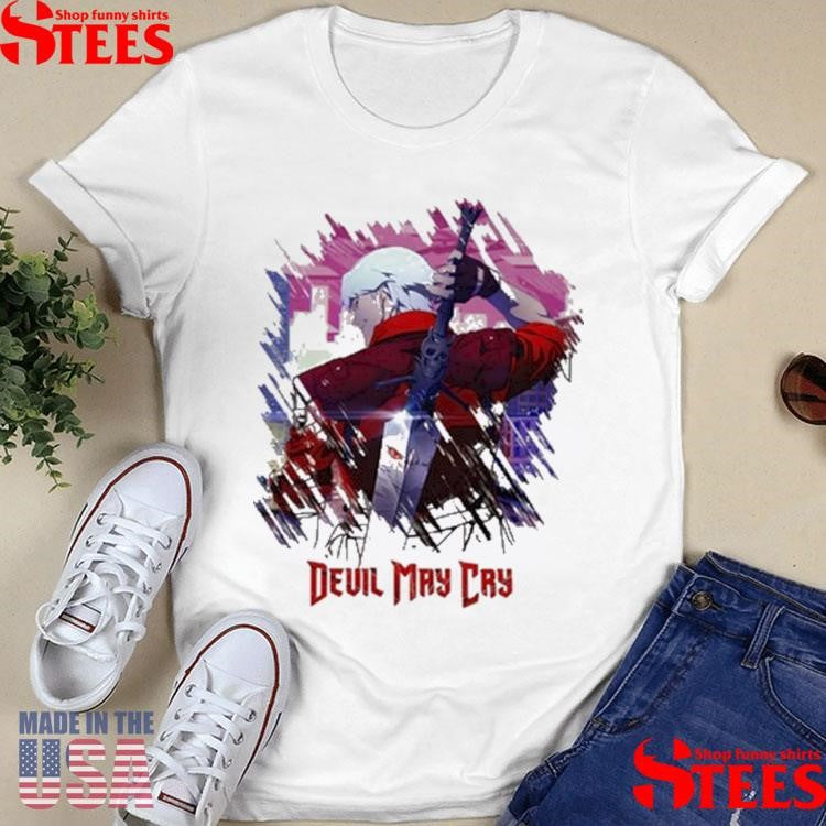 Devil May Cry Dante Oversized Faded Shirts