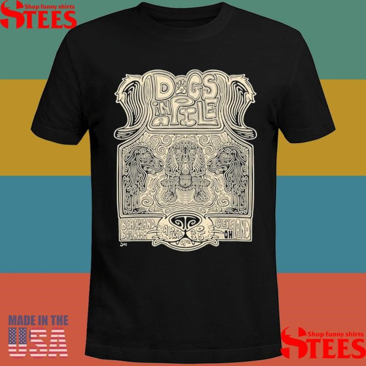 Dogs In A Pile Clevaland, Oh 4 9 25 Tour Shirts