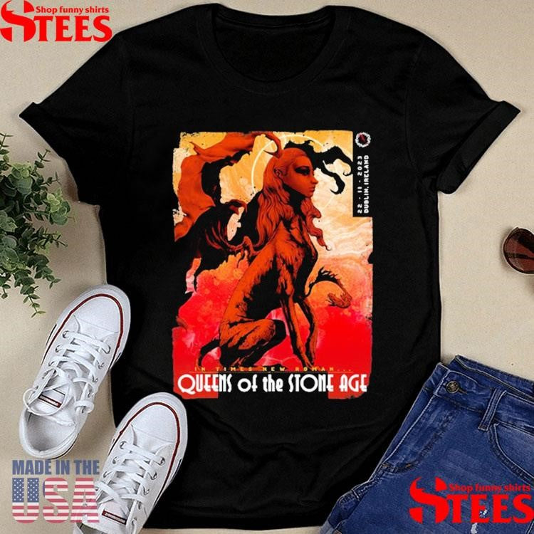 Dublin, Ireland Qotsa Nov 22, 2023 3arena Tonight Event Shirts