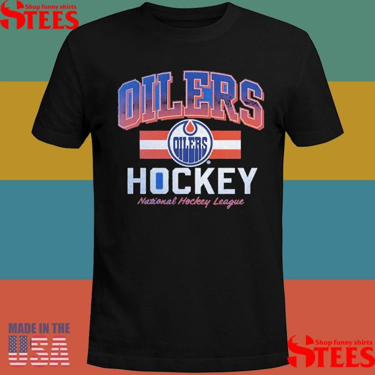 Edmonton Oilers Retro Stripe Shirts