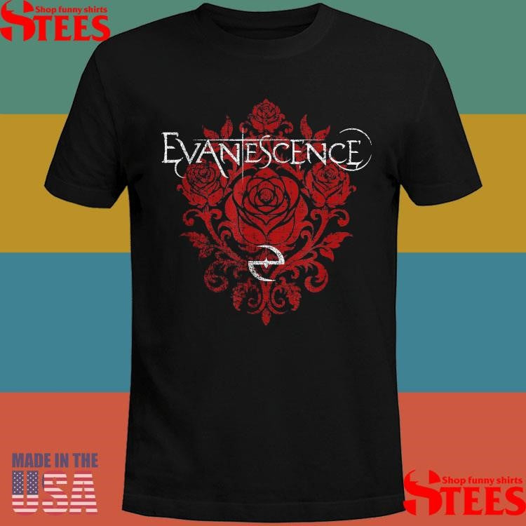 Evanescence Rose Logo T-shirt