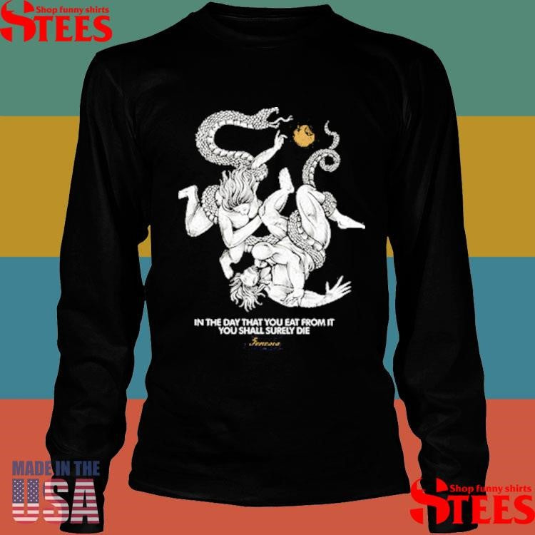 Fall Of Man In The Day That You Eat From It You Shall Surely Die Allegory T-shirt