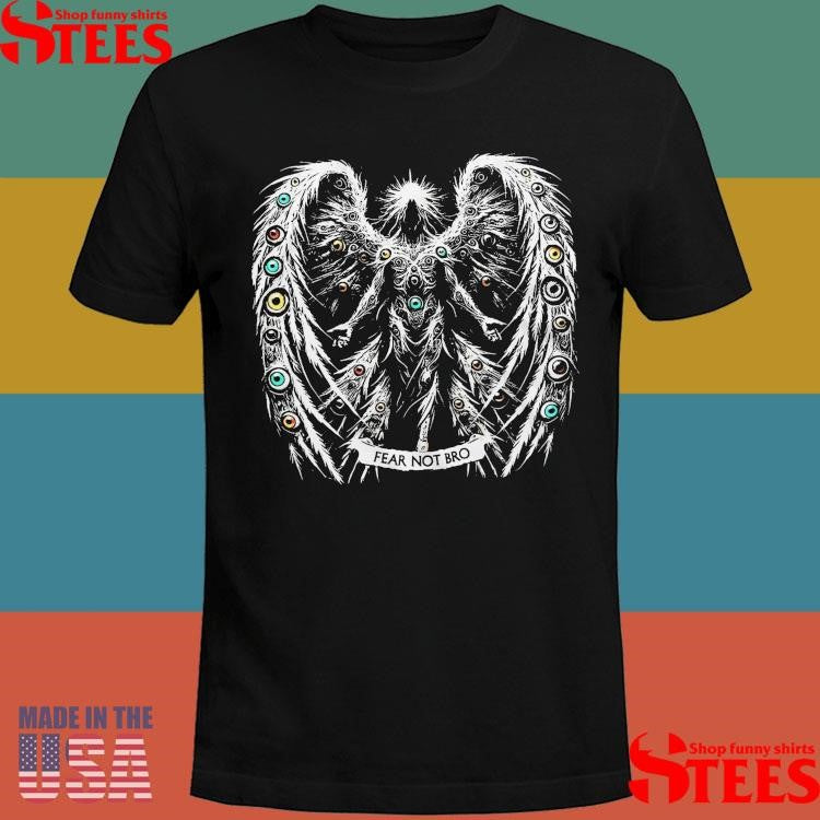 Fear Not Bro Seraphim Angel Biblical Christian Humor T-shirt