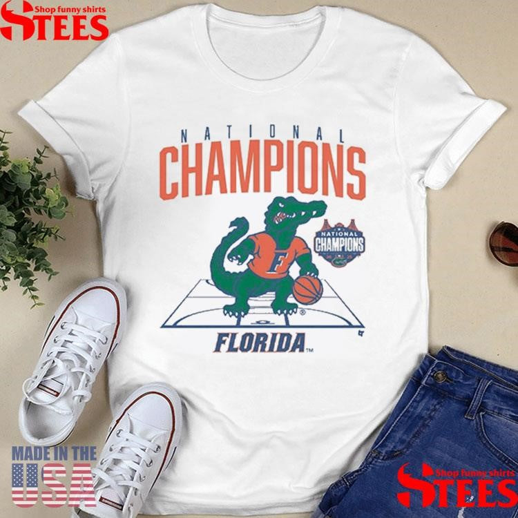 Florida Basketball 2025 Ncaa Champions Mascot Shirts