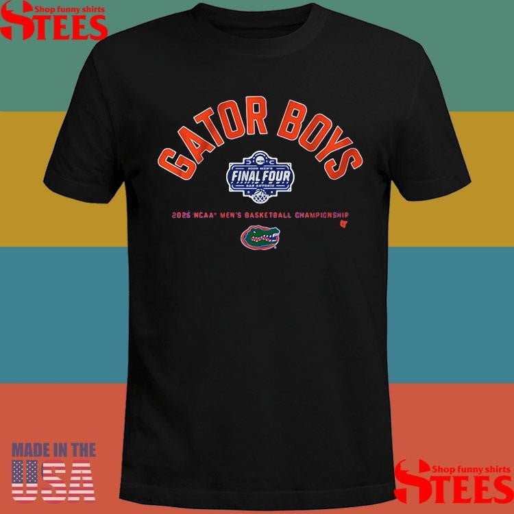 Florida Basketball Gator Boys Final Four 2025 Ncaa Basketball Championship Shirts