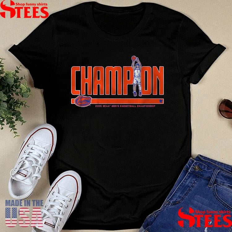 Florida Basketball Walter Clayton Jr. Champion 2025 Ncaa Men’s Basketball Championship Shirts