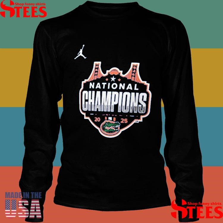 Florida Gators 2025 Ncaa Men’s Basketball National Champions Celebration Logo Shirts