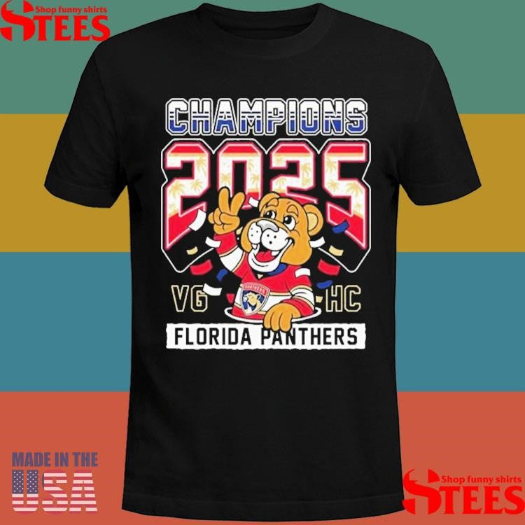 Florida Panthers Stanley Cup Champions 2025 T-shirt