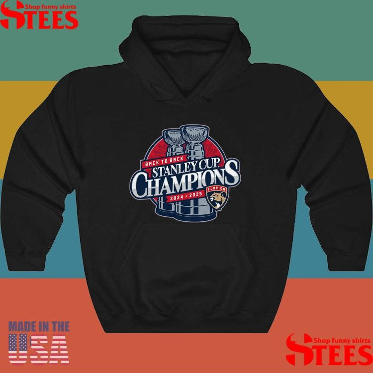 Florida Panthers Youth 2024-2025 Back-to-back Stanley Cup Champions T-shirt