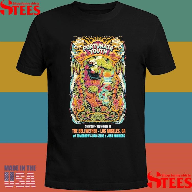 Fortunate Youth The Bellwether Los Angeles Ca Sept 13 2025 T-shirt