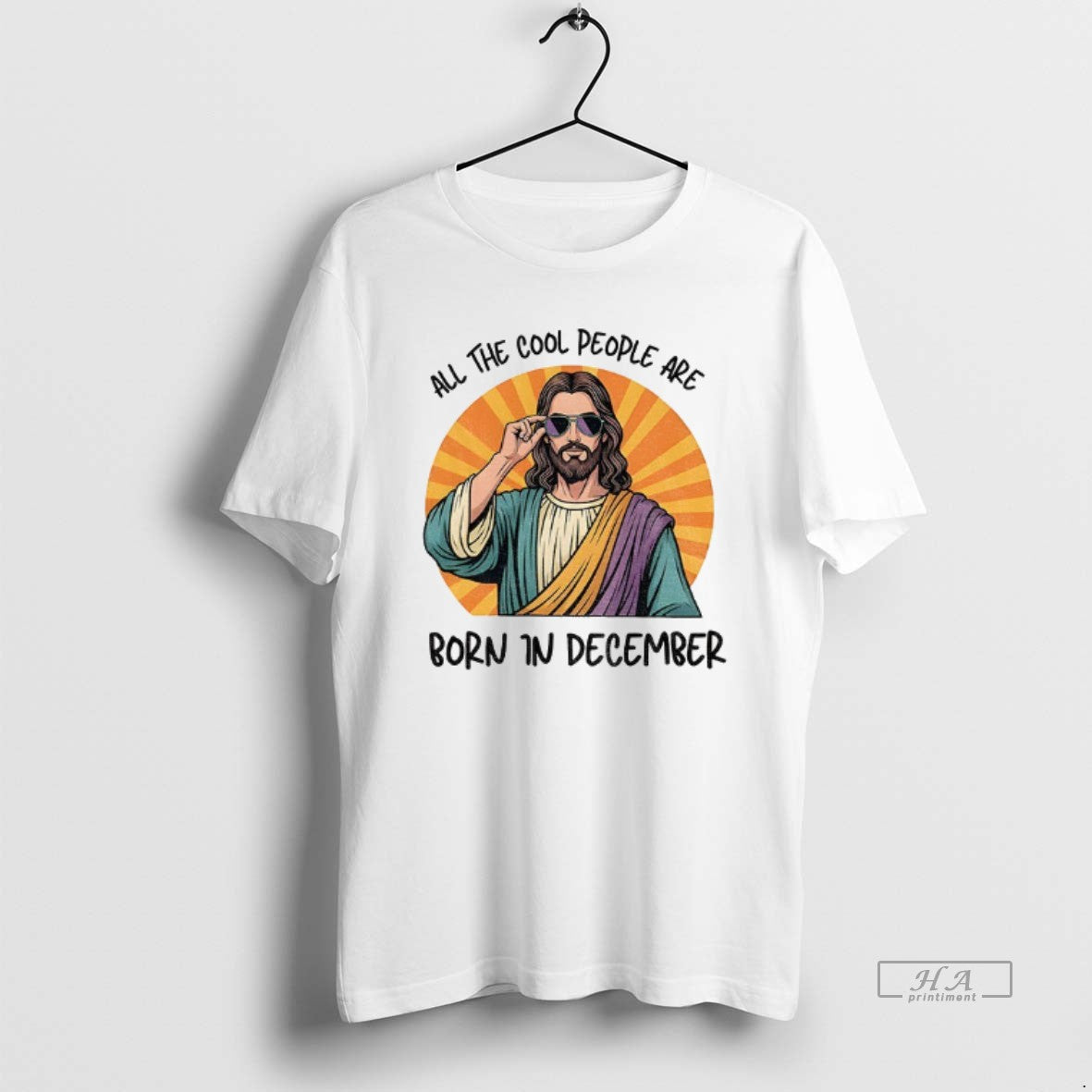 Official Funny Jesus Christmas All The Cool People Are Born In December
