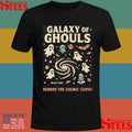 Galaxy Of Ghouls Milky Way Beware The Cosmic Curse Halloween T-shirts
