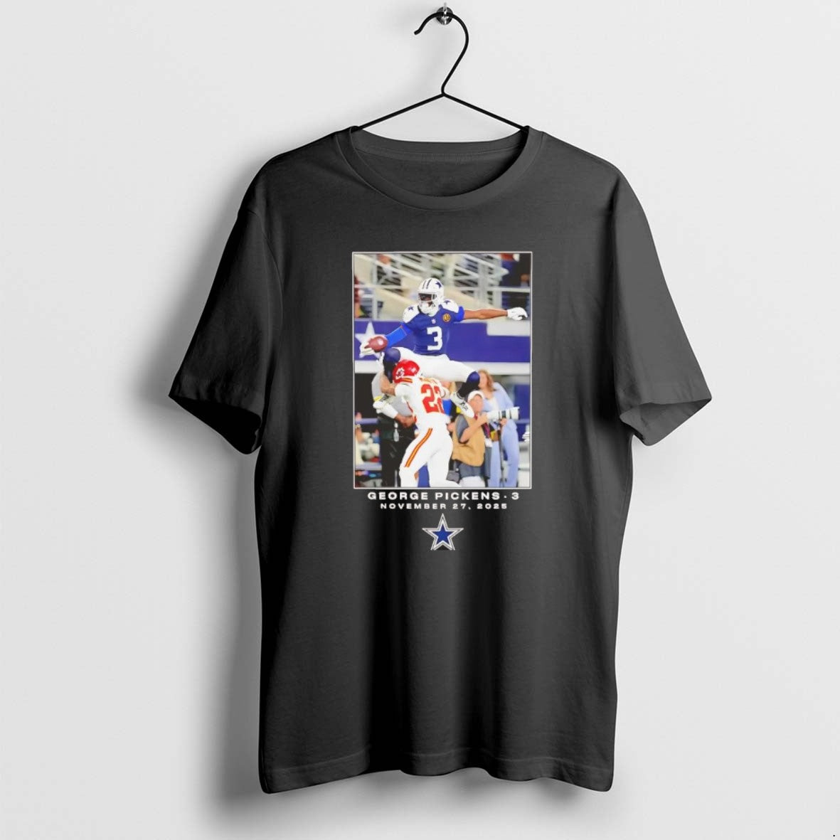 Official George Pickens Hurdle Moment Dallas Cowboys Chriast