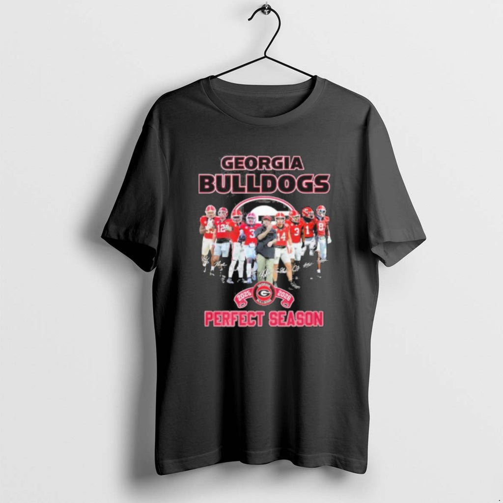 Official Georgia Bulldogs 2025 2026 Perfect Season Signatures