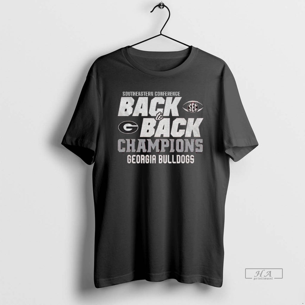 Official Georgia Bulldogs 2025 Sec Champions Back To Back