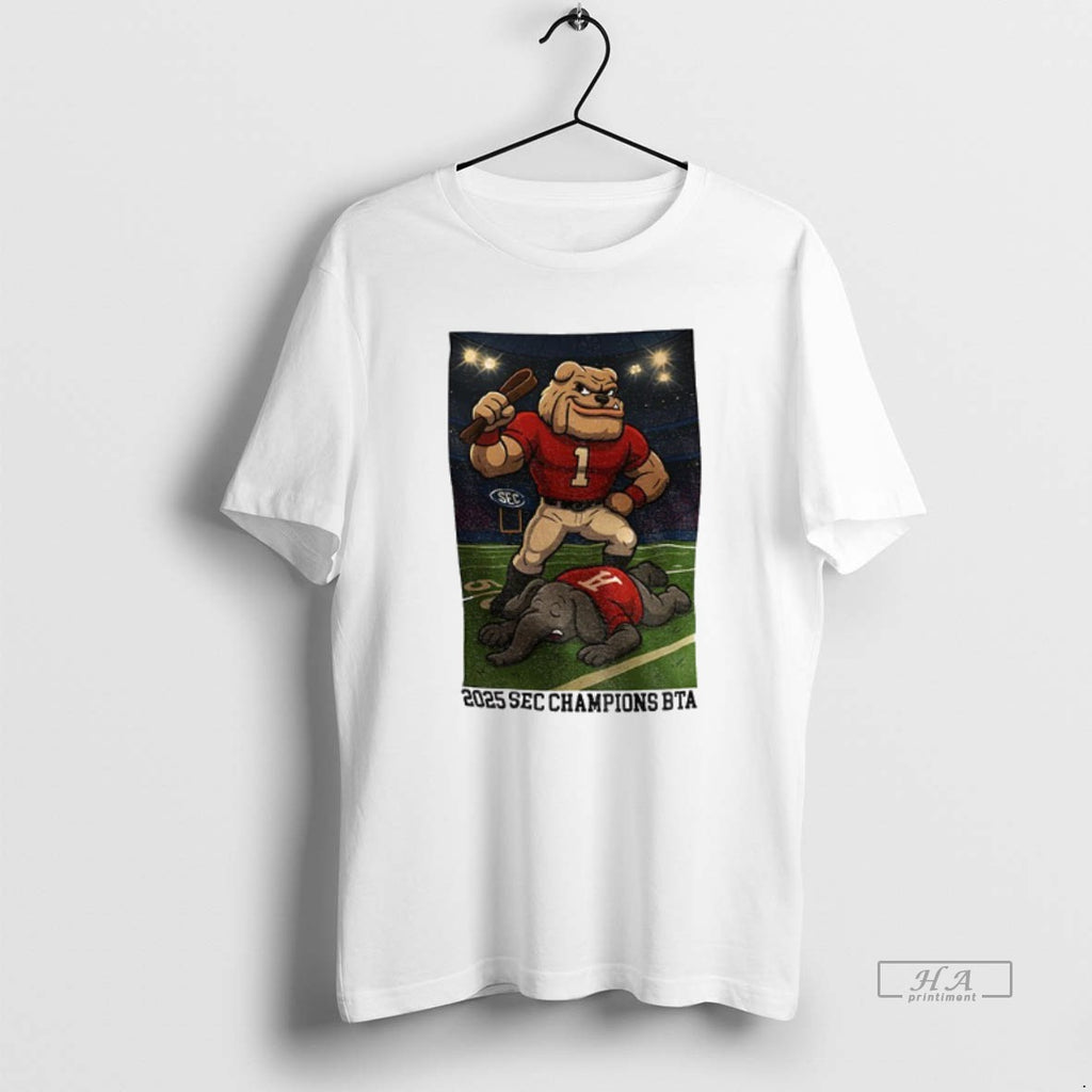 Official Georgia Bulldogs Victory Dawgs Vs Bama Rivalry Sec Football Cartoon Gameday