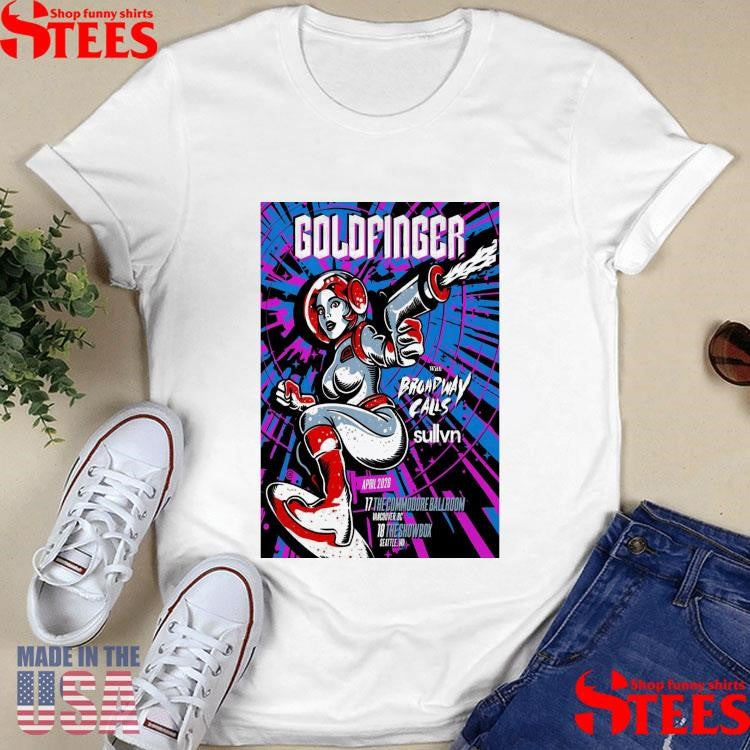 Goldfinger April 2026 Shows T-shirt