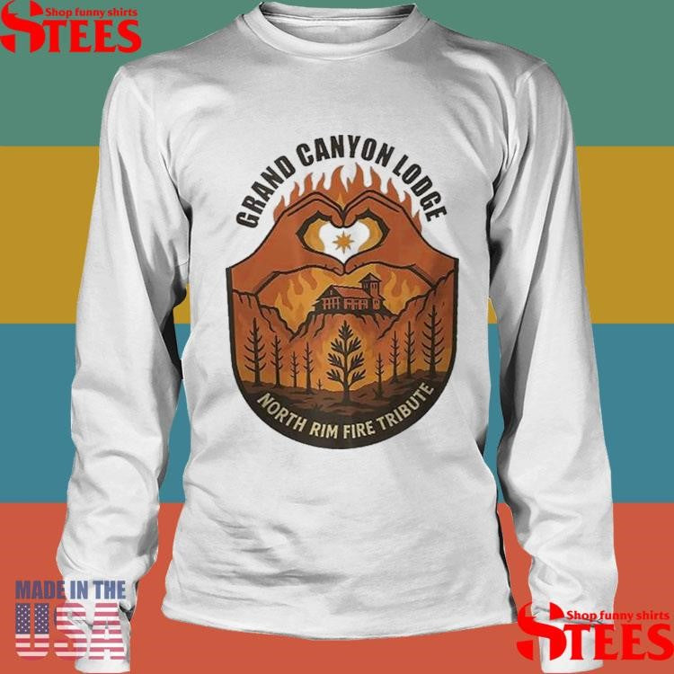 Grand Canyon Lodge North Rim Fire Tribute T-shirts