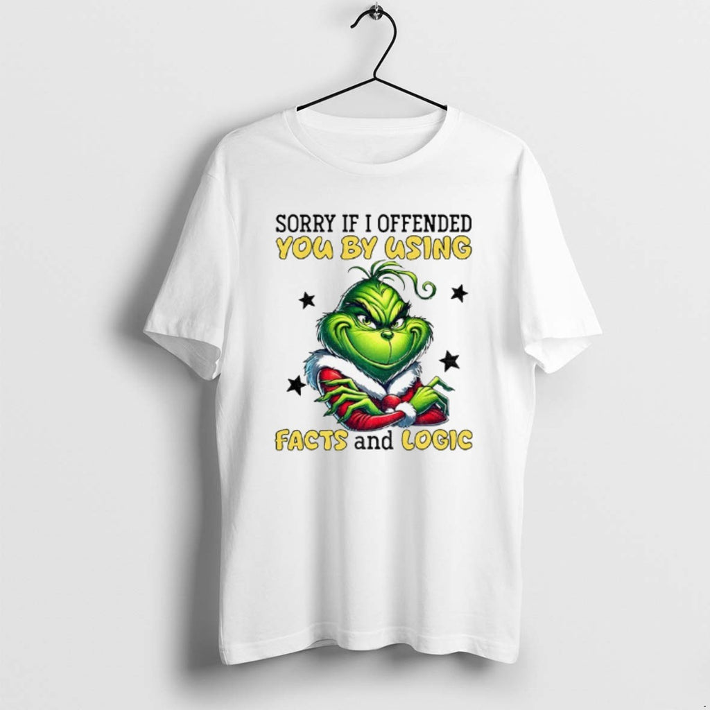Official Grinch Sorry If I Offended You By Using Facts And Logic Merry Christmas