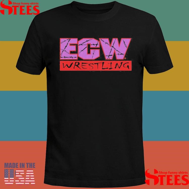 Heather Black ECW Logo Shirts