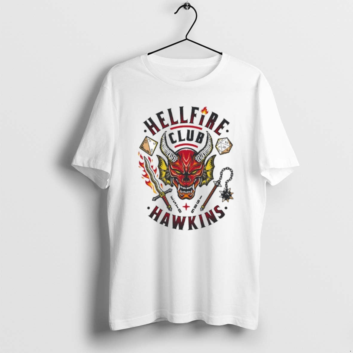 Official Hellfire Club Hawkins Graphic
