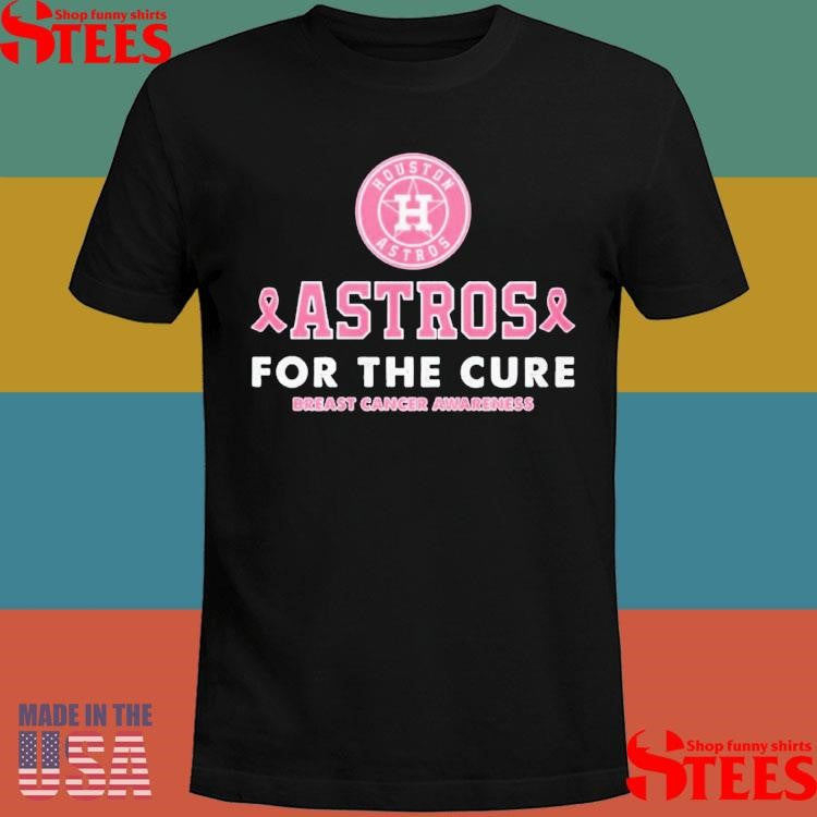 Houston Astros For The Cure Breast Cancer Awareness T-shirts