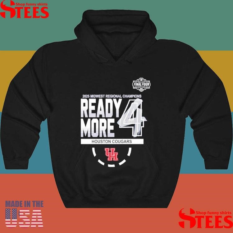 Houston Cougars 2025 Ncaa Men’s Basketball Tournament March Madness Final Four Regional Champions Locker Room Shirts