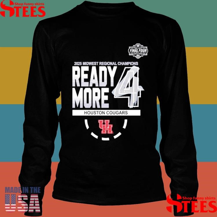 Houston Cougars 2025 Ncaa Men’s Basketball Tournament March Madness Final Four Regional Champions Locker Room Shirts