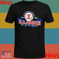 Illinois Fighting Illini Navy Blue 2025 Big Ten Baseball Shirts