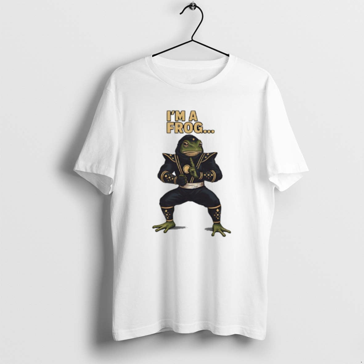 Official Im Frog Japanese Frog Samurai Graphic