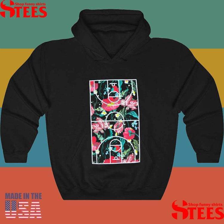 Indiana Fever Floral Court T-shirt
