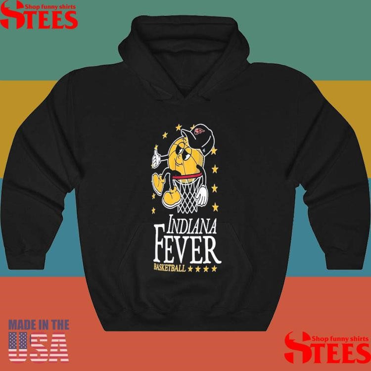 Indiana Fever New Era Old School Sport Enzyme Wash Oversized Shirts