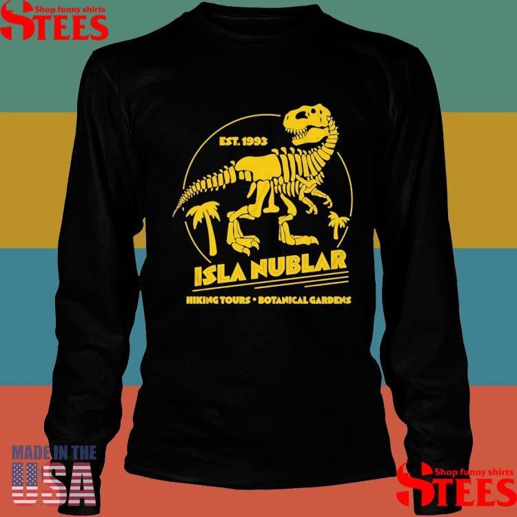 Isla Nublar Hiking Tours Botanical Gardens Est 1993 T-shirts