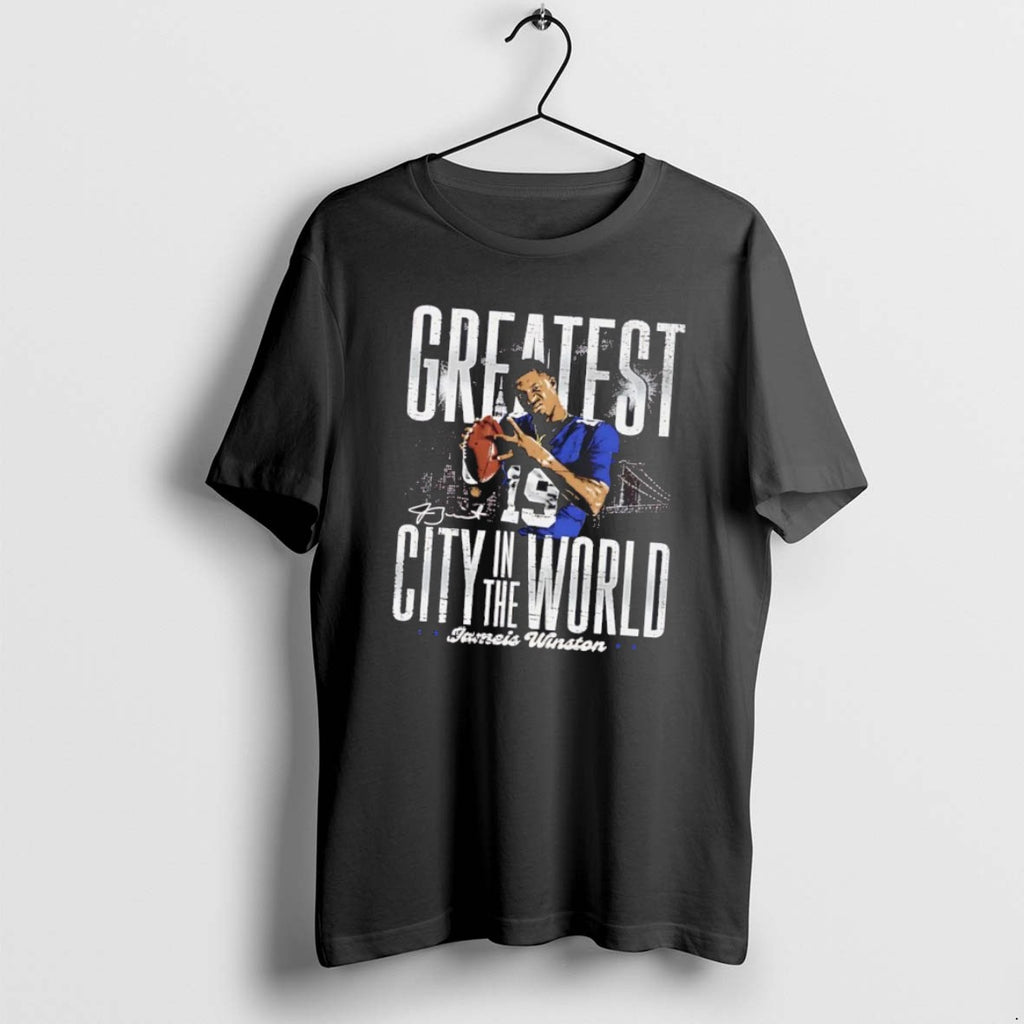 Official Jameis Winston Greatest City In The World New York Giants