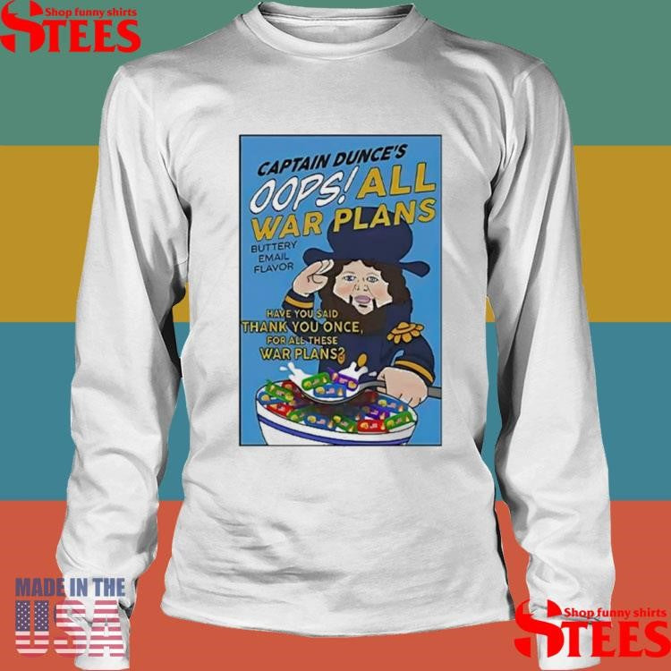 Jd Vance Captain Dunce’s Oops All War Plans Shirts