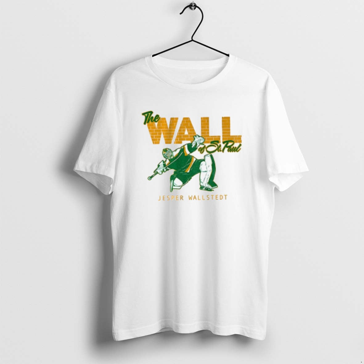 Official Jesper Wallstedt Minnesota Wild Hockey The Wall Of St Paul Nhl