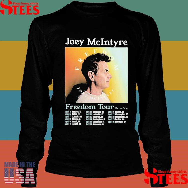 Joey McIntyre Freedom Tour Shirts