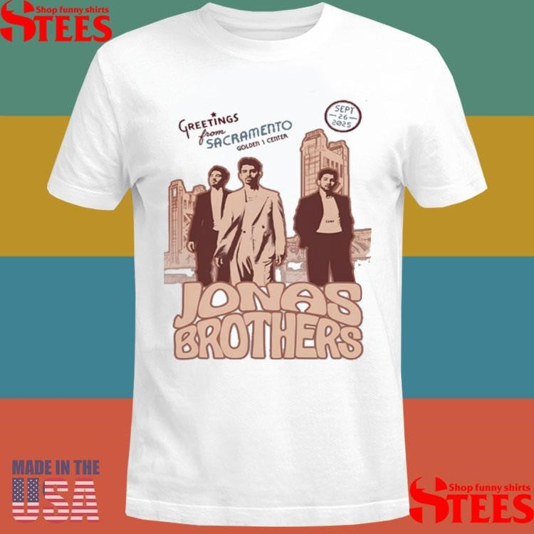 Jonas Brothers Sacramento, Ca Concert 09-26-2025 T-shirt