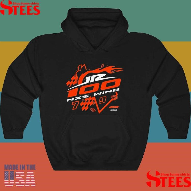 Jr Motorsports Official Team Apparel 100th Xfinity Series Wins T-shirts