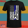 K9 Azi Fundraiser Dog American Flag Shirts
